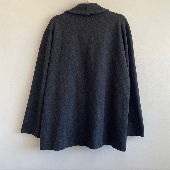 J. Crew Camille Sweater Blazer Shawl Collar Jacket XL merino wool open Sophie - Picture 4 of 12